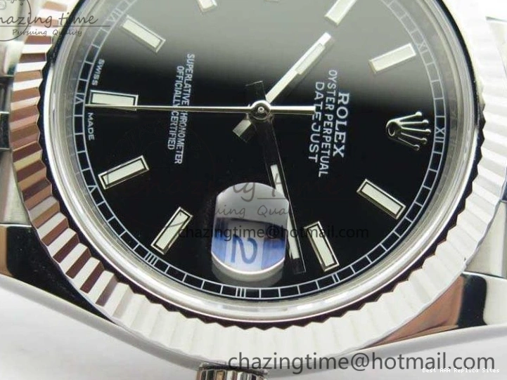 Good Copy Rolex Watches Noob 1:1 Stick Bracelet Black DateJust A Dial SS 228238 Best Jubilee On Edition 3507 Markers Trendy 0120